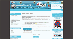 Desktop Screenshot of cedule-plachty.cz