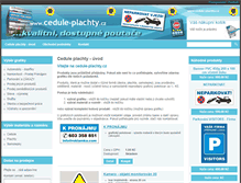 Tablet Screenshot of cedule-plachty.cz